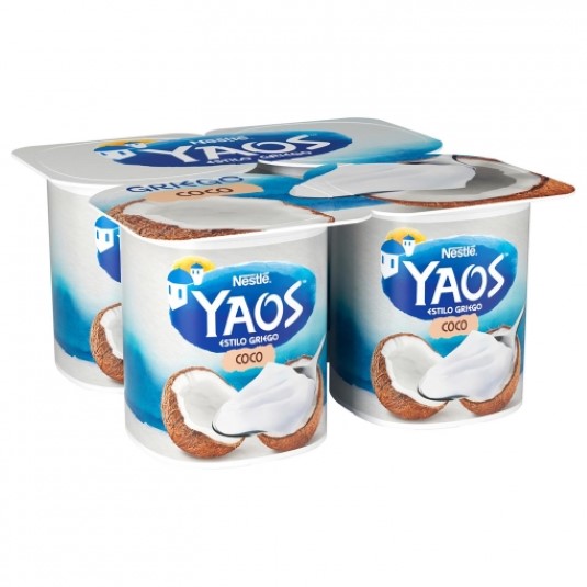 Yogur griego sabor coco - 4x115g