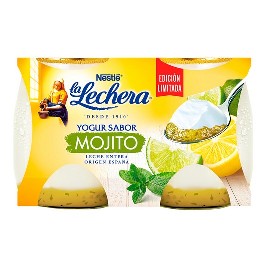 Yogur sabor mojito La Lechera - 225g