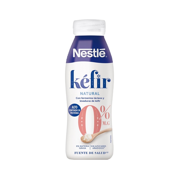 Kéfir natural desnatado 0% m.g. 0% azúcares añadidos 500gr