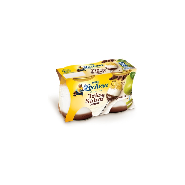 Yogur con pera, pack 2 x 125 g