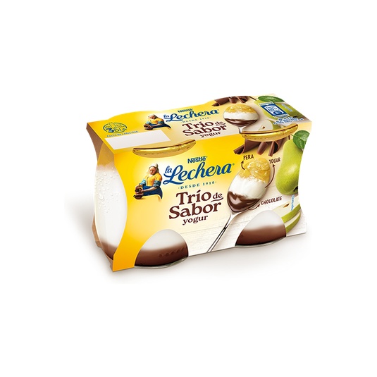 Yogur con pera, pack 2 x 125 g