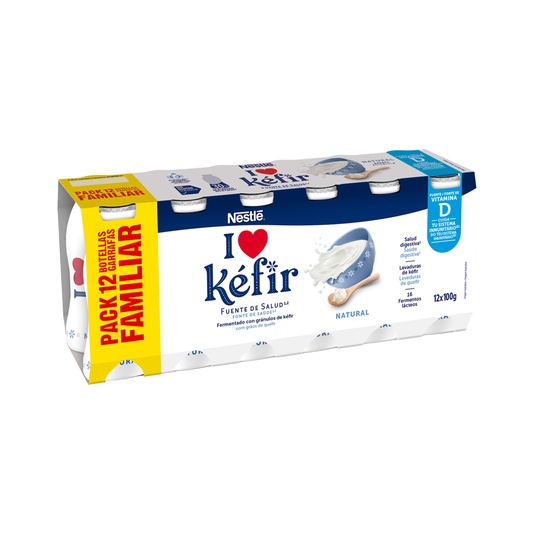 KÉFIR NATURAL PACK FAMILIAR 12UDS