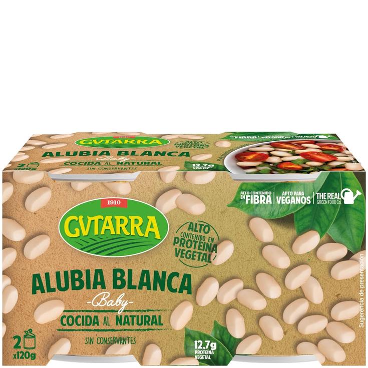 Alubia blanca cocida 2x120g