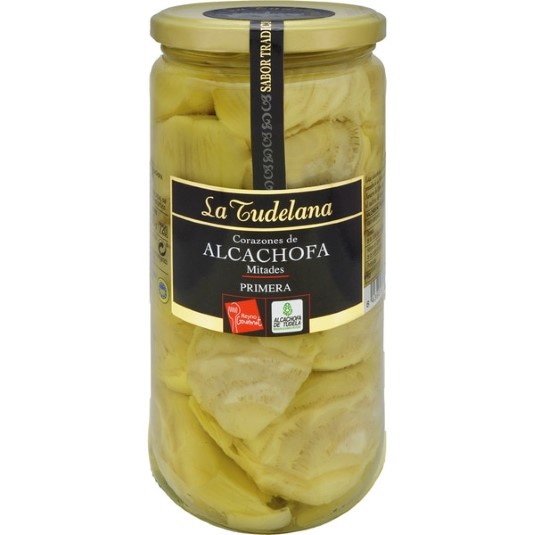 Corazones de alcachofa 12/16 La Tudelana - 400g