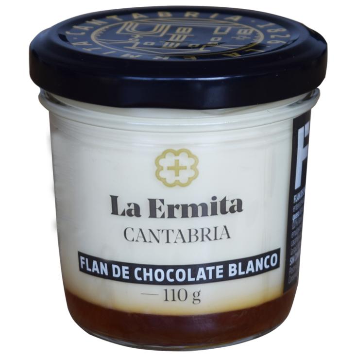 Flan de chocolate blanco La Ermita - 110g