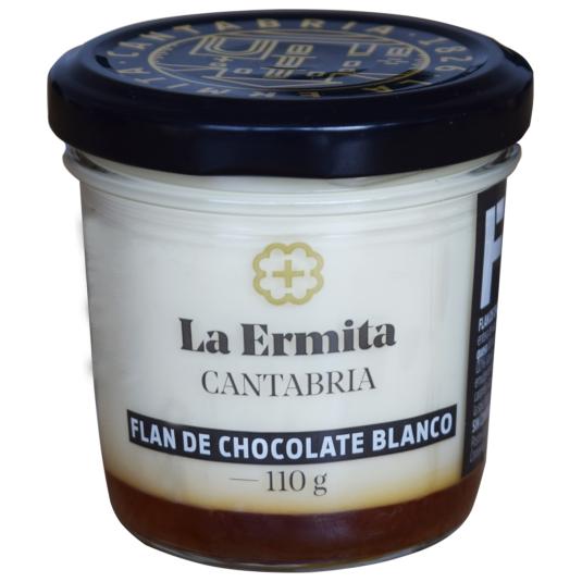 Flan de chocolate blanco La Ermita - 110g