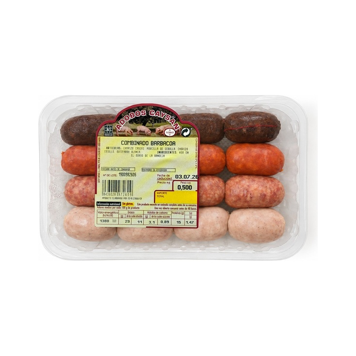 Preparado Para Barbacoa Bandeja 500 g