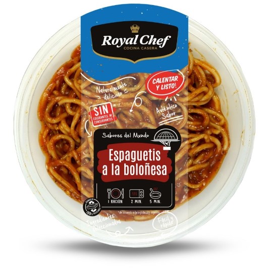 Espaguetis a la boloñesa Royal chef - 280g