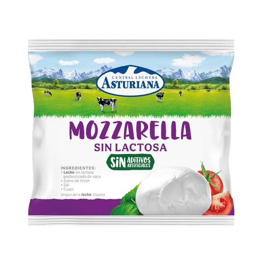 Mozzarella sin lactosa 125g