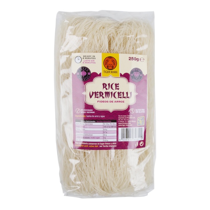 Fideos de arroz Tiger Khan - 250g