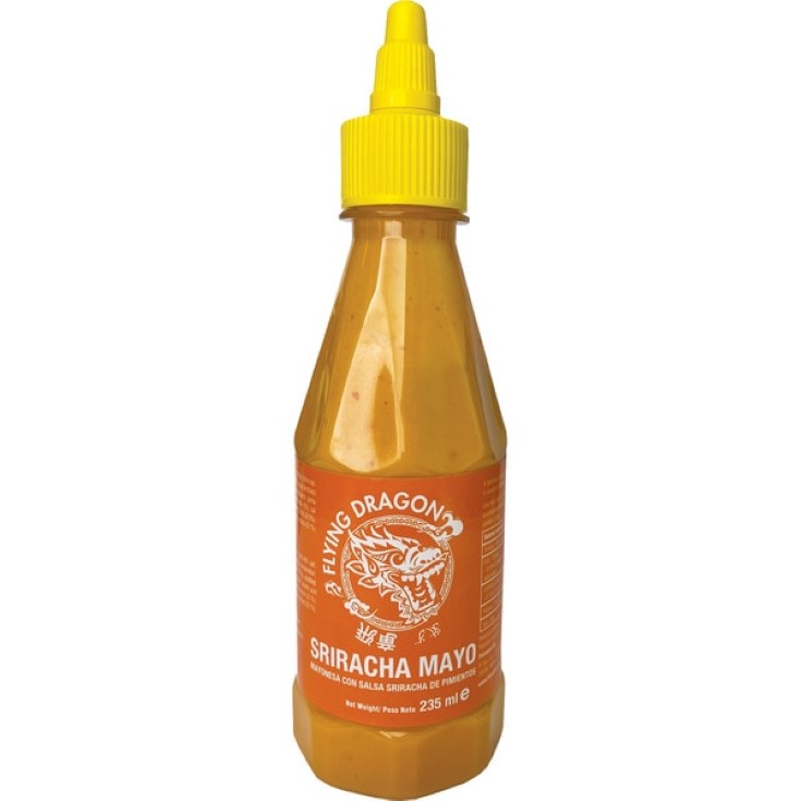 Mayonesa con con salsa shiracha de pimientos - 235ml Mayonesa con con salsa shiracha de pimientos - 235ml