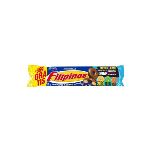 Filipinos chocolate con leche 128 g