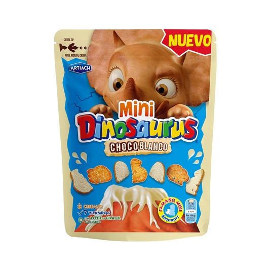 Mini dinosaurios chocolate blanco - 100g