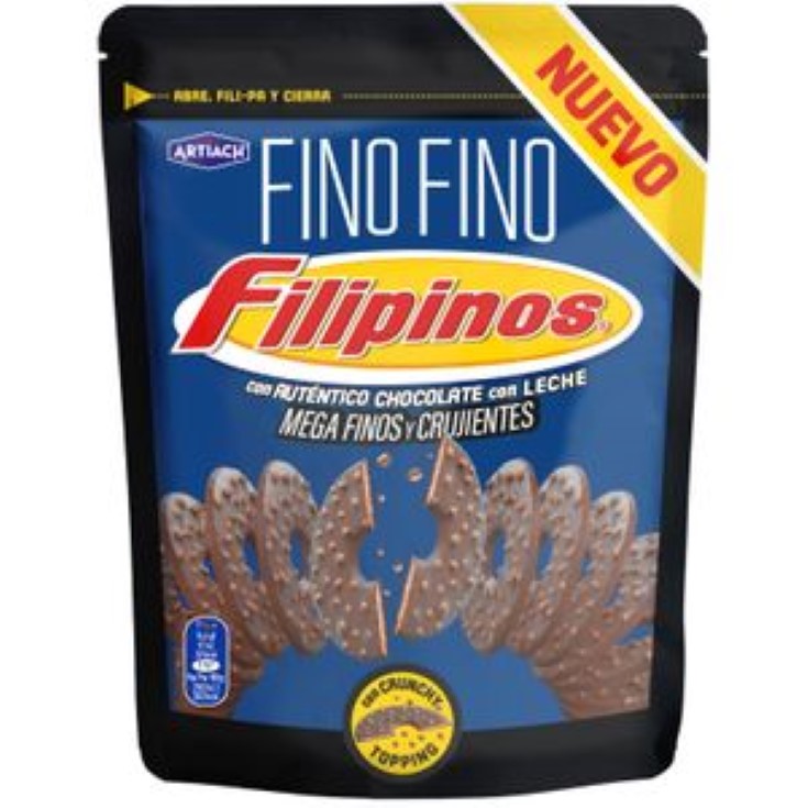 Filipinos finos chocolate con leche - 87g
