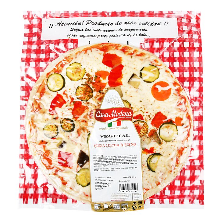 Pizza Vegetal 600g