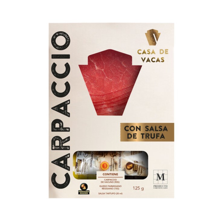 Carpaccio de Vacuno Casa de vacas - 125g