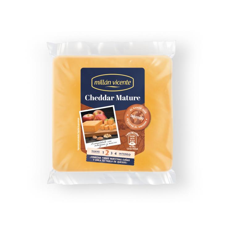 Queso cuña cheddar mature - Millán Vicente - 150g