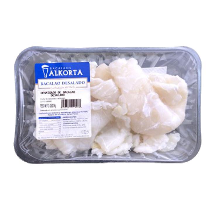 Bacalao desmigado desalado Alkorta - 500g