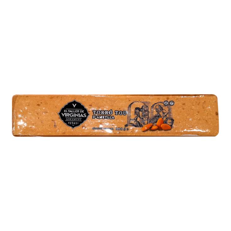 Turrón blando de almendra El Taller - Virginias - 200g