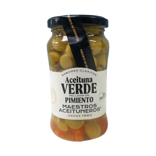 Aceitunas rellenas de pimientos - 170g Aceitunas rellenas de pimientos - 170g