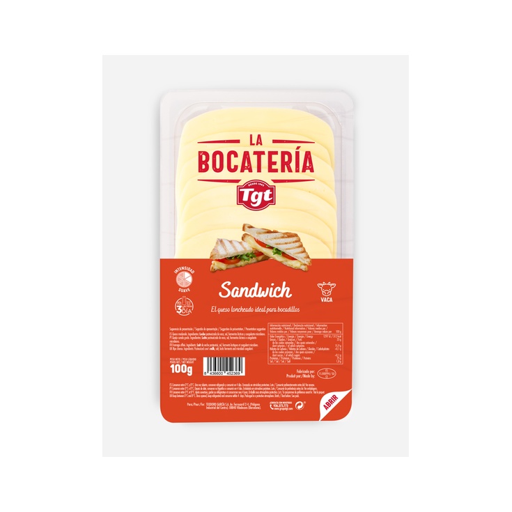 LONCHAS SANDWICH BOCATER.100G.