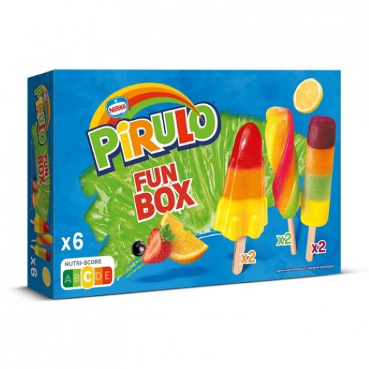 Helado Pirulo fun box -6 uds