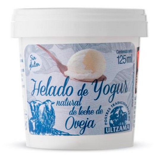 Tarrina helado yogur natural de oveja - 125ml