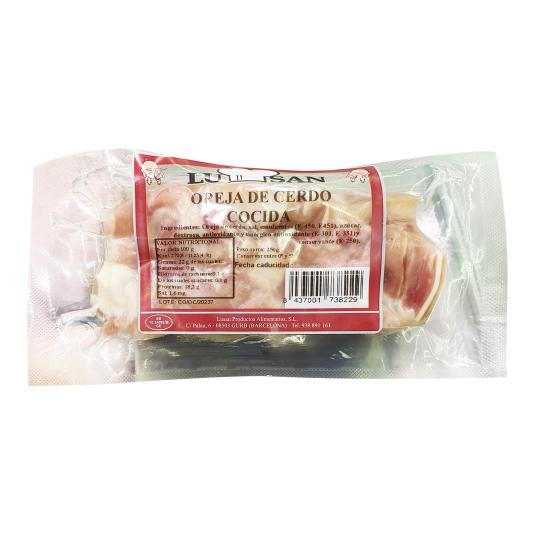 Oreja de Cerdo Cocida Lusan - 250g