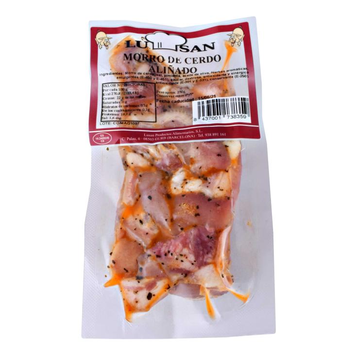 Morro de cerdo aliñado Lusan - 250g