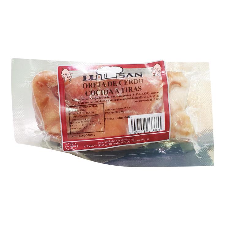 Oreja de Cerdo Cocida a Tiras 250g