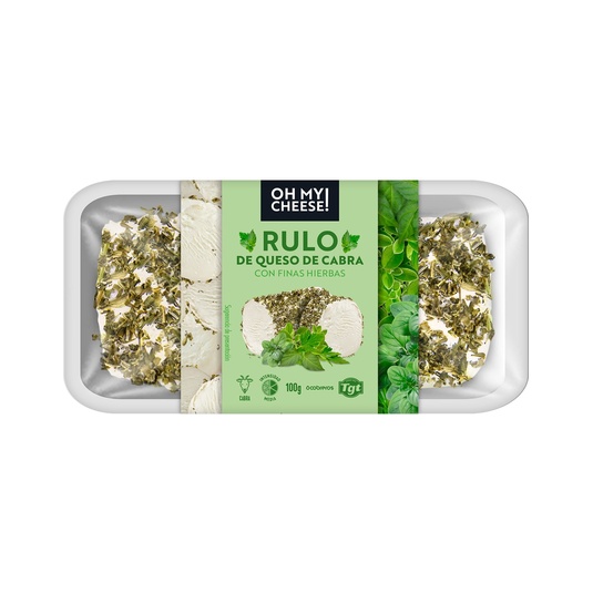 Rulo De Queso De Cabra Con Finas Hierbas