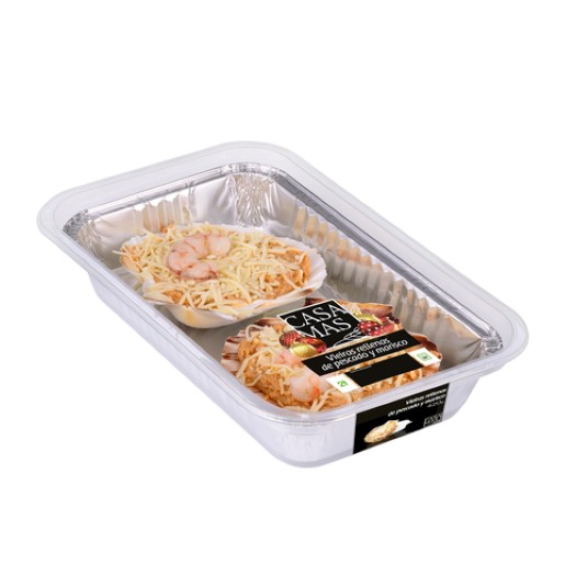 Vieiras rellenas de marisco - 420g