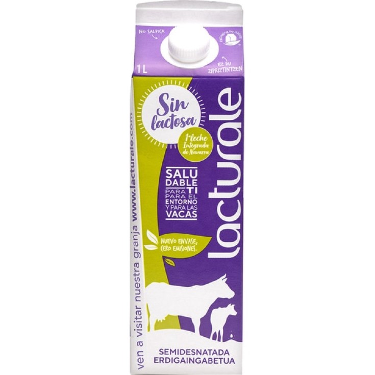 Leche sin lactosa semidesnatada 1l