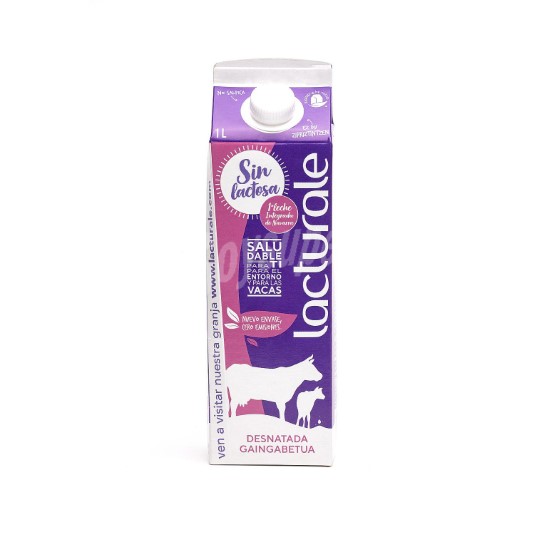 Leche sin lactosa desnatada 1l