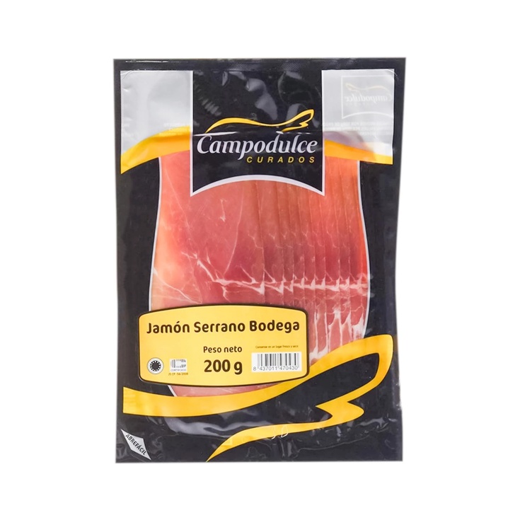 LONCHAS DE JAMÓN SERRANO BODEGA