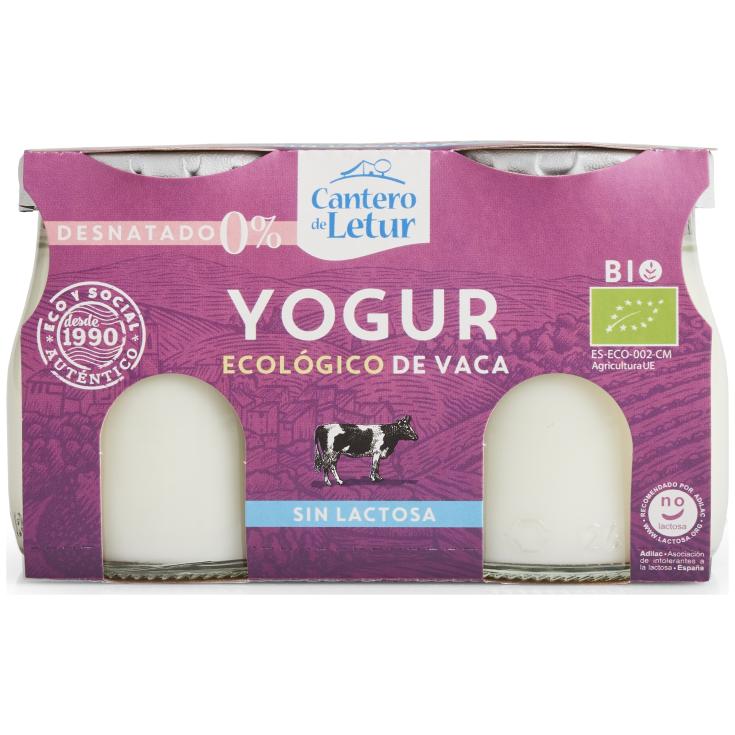 Yogur de vaca natural 0% sin lactosa - 2 x 125g