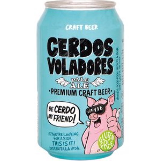 Cerveza rubia Pale Ale Cerdos voladores - 33cl