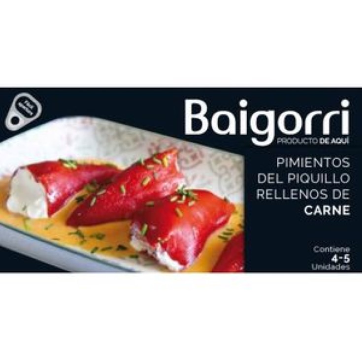 Pimientos rellenos de carne Baigorri - 220g