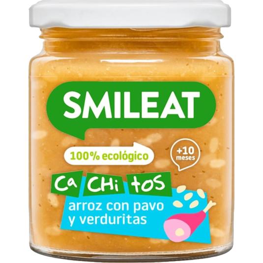 Potito Arroz, pavo y verduras Smileat - 230gr