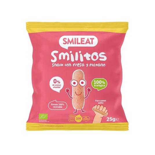 Sancks de fresa y platano