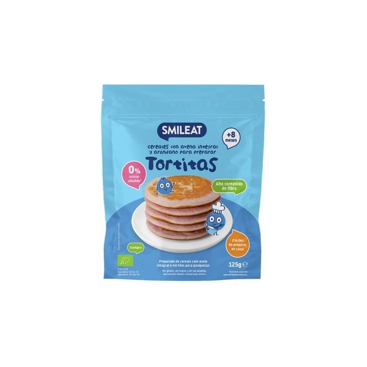 Mix Tortitas Avena Integral Arandanos 8m Eco 125g