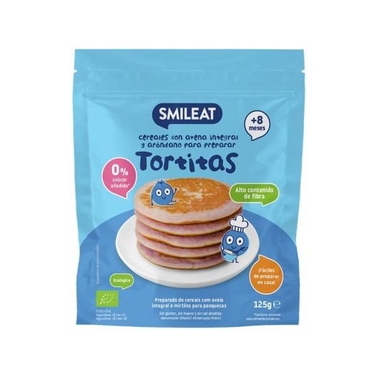 Mix Tortitas Avena Integral Arandanos 8m Eco 125g