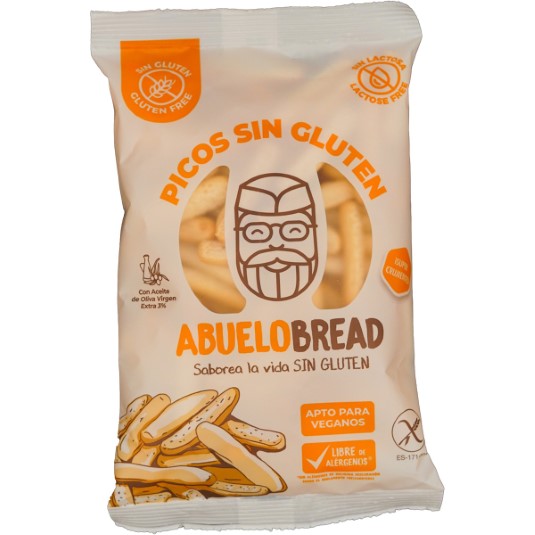 Picos con aceite de oliva extra sin glúten