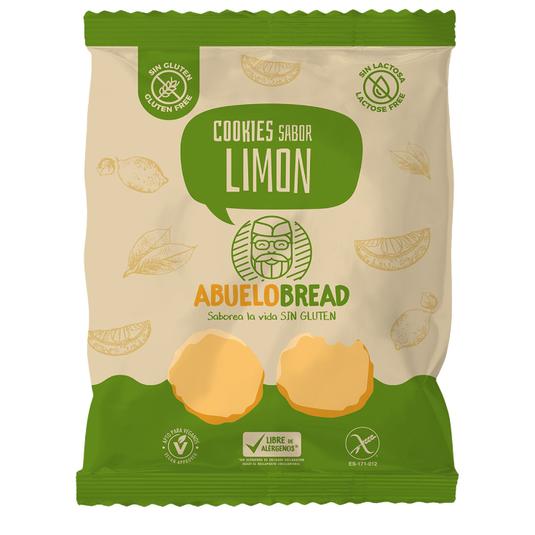 Cookies sabor limón sin glúten y sin lactosa bolsa 150 g