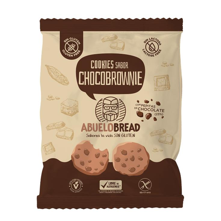 Cookies con sabor a chocobrownie con pepitas de chocolate Cookies con sabor a chocobrownie con pepitas de chocolate