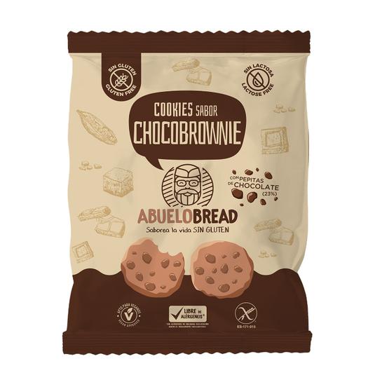 Cookies con sabor a chocobrownie con pepitas de chocolate 