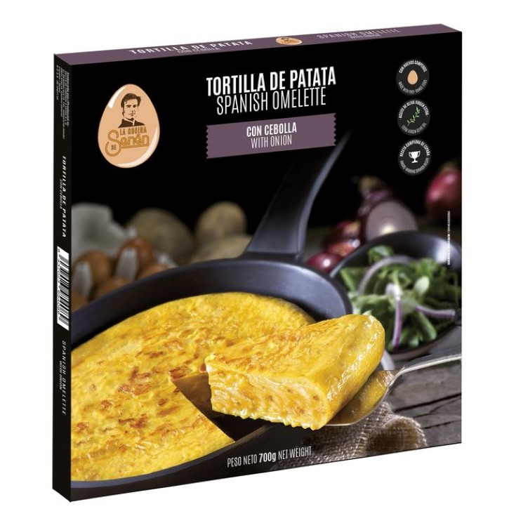 Tortilla de patata con cebolla -700g