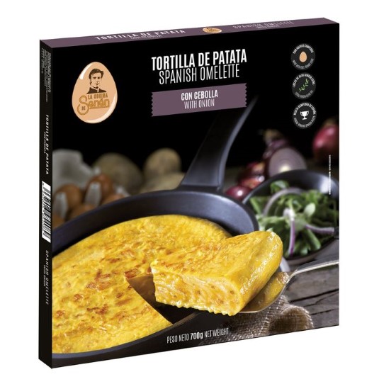 Tortilla de patata con cebolla -700g
