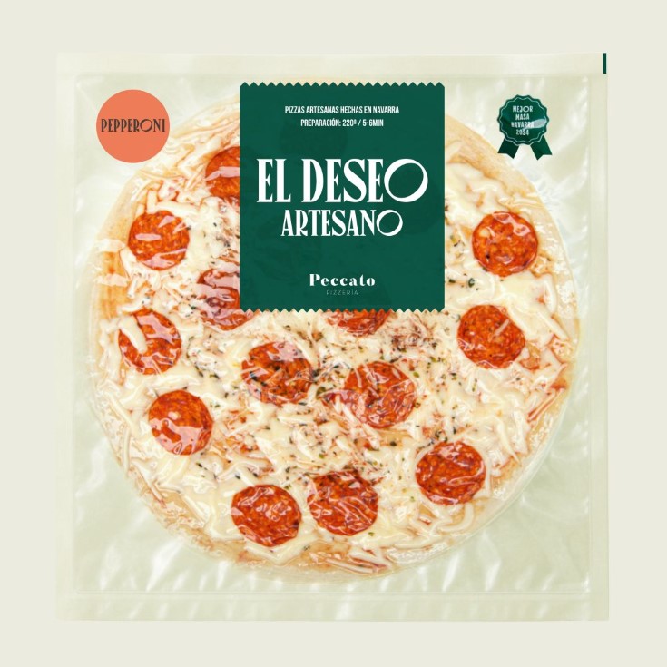 Pizza pepperoni El deseo artesano - 380g