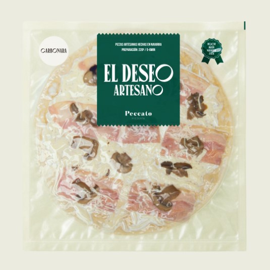 Pizza carbonara El deseo artesano - 440g